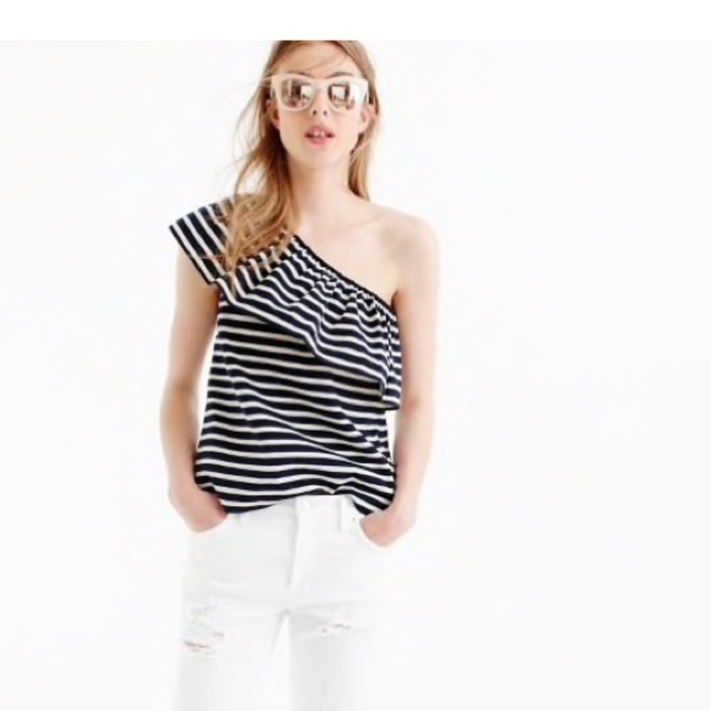 NWT Jcrew one shoulder top
